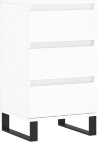 vidaXL Συρταριέρα Λευκή 40 x 35 x 70 εκ. από Επεξεργασμένο Ξύλο