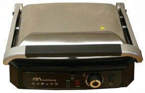 MultiHome Supergrill T-71-142 Τοστιέρα Γκριλιέρα με Αποσπώμενες Πλάκες 2000W Inox