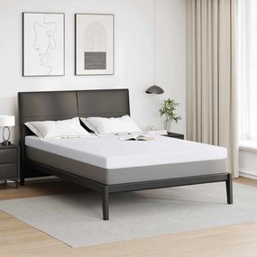 vidaXL Στρώματα Λευκό 140 x 190 cm 100% ύφασμα πολυεστέρα με τζακάρ