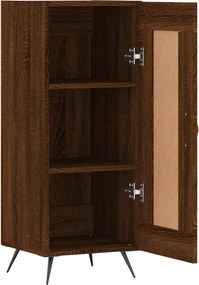 vidaXL Ντουλάπι Καφέ Δρυς 34,5 x 34 x 90 εκ. Επεξεργασμένο Ξύλο