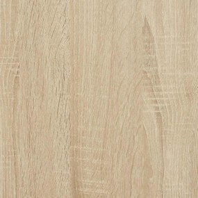 Ράφι παπουτσιών Sonoma Oak 80x30x98 cm Κατασκευασμένο ξύλο - Καφέ