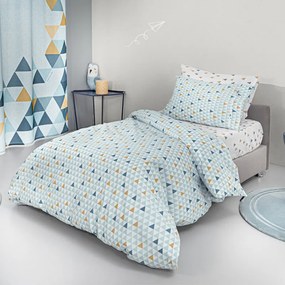 Σεντόνια Μονά (Σετ) Guy Laroche Two 2 Twenty Aqua Βεραμάν ΧΩΡΙΣ ΛΑΣΤΙΧΟ 165x250