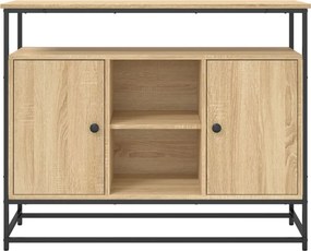 vidaXL Ντουλάπι Sonoma δρυς 100x35x80 εκ. Επεξεργασμένο Ξύλο