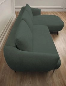 Γωνιακός καναπές Terry Mini-Prasino-Αριστερή