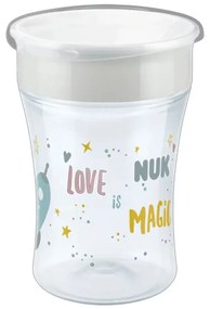 Ποτηράκι Παιδικό Magic Cup Family Love 10255006 230ml 8 Μηνών+ Light Grey Nuk 230ml Polypropylene