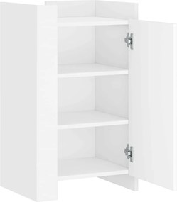 vidaXL Συρταριέρα Λευκή 45x35x75 εκ. από Επεξεργασμένο Ξύλο