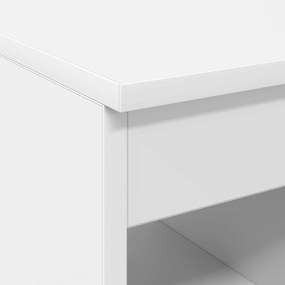 vidaXL Ντουλάπι Μπάνιου Ενδιάμεσο Λευκό 30 x 44,5 x 50 εκ.