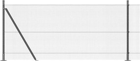 vidaXL Στύλος Περιφράξεων Γκρι 100 x 0,8 μ (12 x 12 mm πλέγμα)
