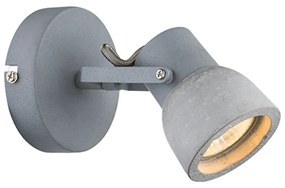 Σποτ Μονόφωτο Aca Pepper MC171151 Grey