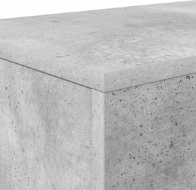 vidaXL Σκυρόχρωμο Γκρι 160 x 30 x 74 εκ