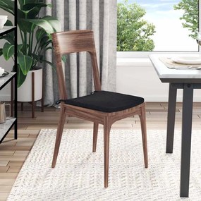vidaXL Μαξιλάρια καθισμάτων 4 pcs ύφασμα Μαύρο 40 x 40 x 3 cm