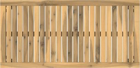 vidaXL Τραπεζάκι σαλονιού Λευκό και Μαύρο 50 x 100,5 x 45 εκ.