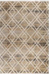 Σετ Χαλιά Κρεβατοκάμαρας 3Τμχ. Etro 35782-956 Beige-Brown Merinos ΣΕΤ (2 67x140 &amp; 67x220) Πολυέστερ