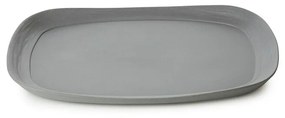 No.W MATT GREY RECYCLAY RECTANGULAR PLATE 33CM ΣΕΤ 6 τμχ - Espiel