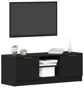 vidaXL Ντουλάπα τηλεόρασης Μαύρο Δρυς 102x35x36,5 εκ Επεξεργασμένο ξύλο