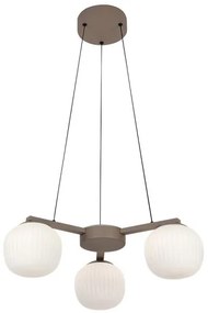 Κρεμαστό Φωτιστικό Οροφής LED 18W Καφέ Άμμου Vino-3R SunLight-VINO-3R-Καφέ VINO-3R