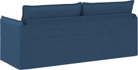 vidaXL Καναπές 180cm Μπλε Μέταλλο