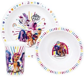 Παιδικό Σερβίτσιο Φαγητού My Little Pony 006134 Ango-6134-Ροζ 6134