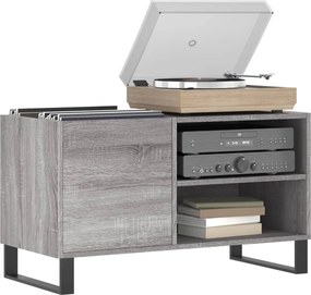 vidaXL Δισκοθήκη Γκρι Sonoma 85 x 38 x 48 εκ. από Επεξεργασμένο Ξύλο