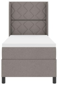 vidaXL Κρεβάτι Box Spring με Στρώμα Ταούπ 80x200 cm Υλικό