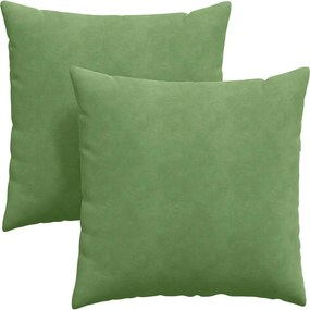 vidaXL Μαξιλάρι Καναπέ 2 pcs Ανοιχτό πράσινο 80 x 80 cm