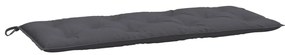 vidaXL Μαξιλάρια Πάγκου Κήπου 2 τεμ. Ανθρακί 120x50x7cm Ύφασμα Oxford