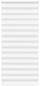 vidaXL Ζέβρα τυφλή Λευκό Πλάτος υφάσματος 100,9 εκ. Πολυεστέρας