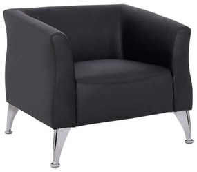 Πολυθρόνα Kiana 80x75x71 HM3122.11 Black Metal, Technoderma
