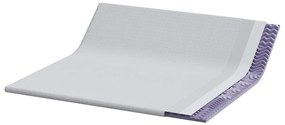 vidaXL Στρώματα Λευκό 200 x 200 cm 100% ύφασμα πολυεστέρα με τζακάρ