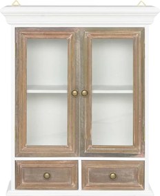 vidaXL Ντουλάπι Τοίχου Λευκό 49 x 22 x 59 εκ. από Επεξεργασμένο Ξύλο