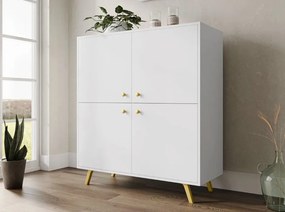 Μπουφές Siena-Leuko - 100.00Χ41.00Χ112.00cm