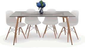 Τραπέζι Fiorino Glass