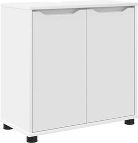 vidaXL Ντουλάπα νιπτήρα μπάνιου Λευκό 60 x 30 x 60 cm
