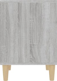 vidaXL Κομοδίνα 2 Τεμ. Γκρι Sonoma 40x35x50 εκ.