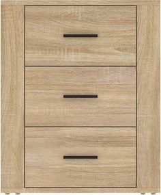 vidaXL Κομοδίνο Sonoma Δρυς 50x36x60 εκ. από Επεξεργασμένο Ξύλο
