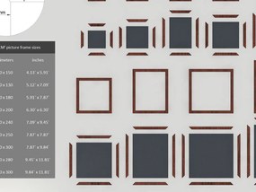 Intra απο ξύλο plywood Χρώμα wenge 3mm-4mm πάχος - Κορνίζες Laser Cut Files - Photo Frame Δίασταση 20x25 cm INTRAFABR-84761391