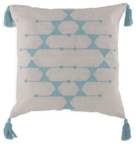 Μαξιλάρι Διακοσμητικό (Με Γέμιση) Esther Aqua Nef-Nef 45X45 Cotton-Polyester