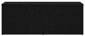 vidaXL Βάση TV με συρτάρι Μαύρο 80 x 34 x 30 εκ. Επεξεργασμένο ξύλο