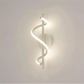 Stewehome λευκό φωτιστικό τοίχου με 2 led χωρίς μπαταρία