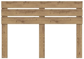 vidaXL Κεφαλάρι Artisan Oak 140 cm Επεξεργασμένο ξύλο