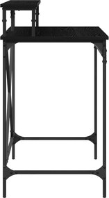 vidaXL Γραφείο Μαύρη Οξυά 80 x 50 x 90 cm Επεξεργασμένο ξύλο