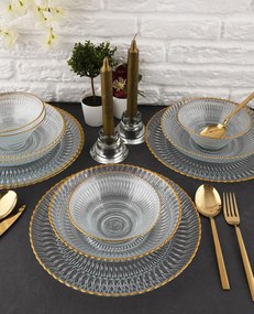 Dinner Set (12 Pieces) Selen 12YTAY Transparent