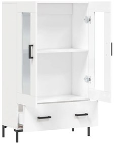 vidaXL Ντουλάπα Λευκή 69,5 x 31 x 115 εκ. από Επεξεργασμένο Ξύλο