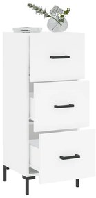 vidaXL Ντουλάπι Λευκό 34,5 x 34 x 90 εκ. από Επεξεργασμένο Ξύλο