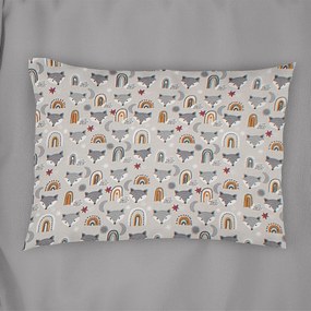 Παιδική Μαξιλαροθήκη (50x70) Dimcol Fox 527 Grey