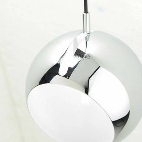 Φωτιστικό Οροφής Μονόφωτο Aca Hosta V36037CH Chrome