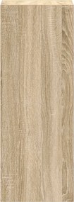 vidaXL Βιβλιοθήκη Στοιβαζόμενα Sonoma Δρυς 30x30x80 εκ. Επεξ. Ξύλο