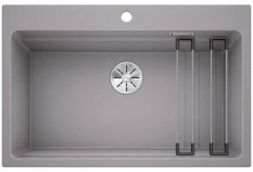 Blanco Etagon 8 Alu Metallic Γρανιτένιος Νεροχύτης 80cm