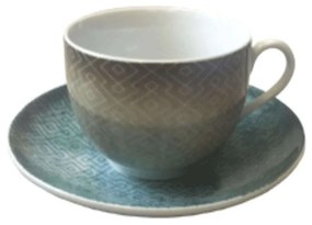 Φλυτζάνι Καφέ Με Πιατάκι La Palma 25.619.17 100ml Multi Cryspo Trio Porcelain