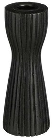 Κηροπήγιο Mango 02.1144653 6x15cm Black Ξύλο
